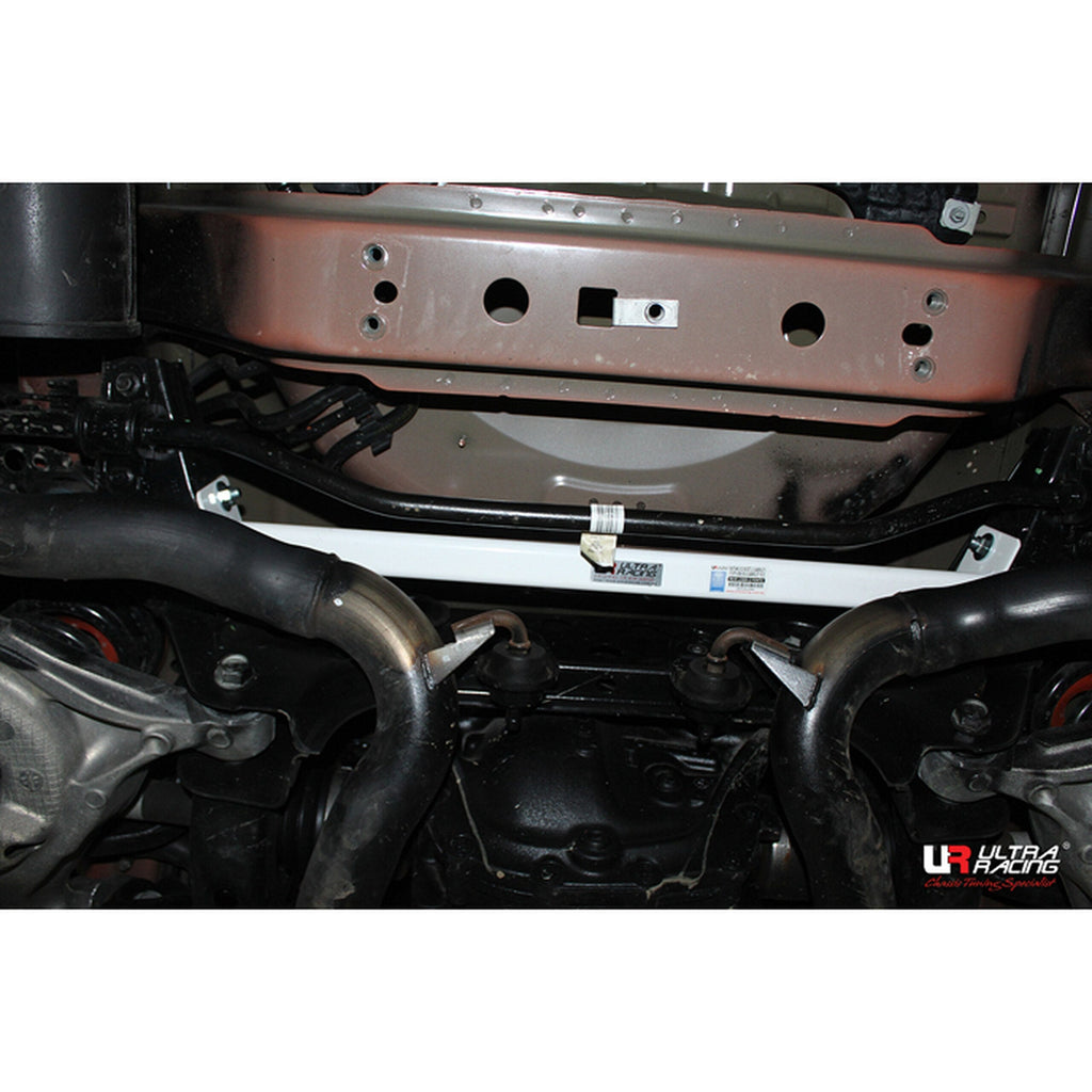 Ultra Racing - 2pt Rear Lower Brace -  2015-19 Mustang S550 - UR-RL2-3304 URKR-RL2-3304