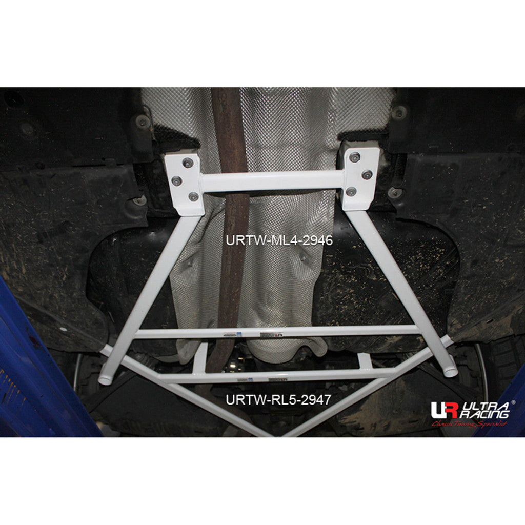 Ultra Racing - 5pt Rear Lower Brace - BMW 3 SERIES (F34 FASTBACK) 2012-2019 - UR-RL5-2947