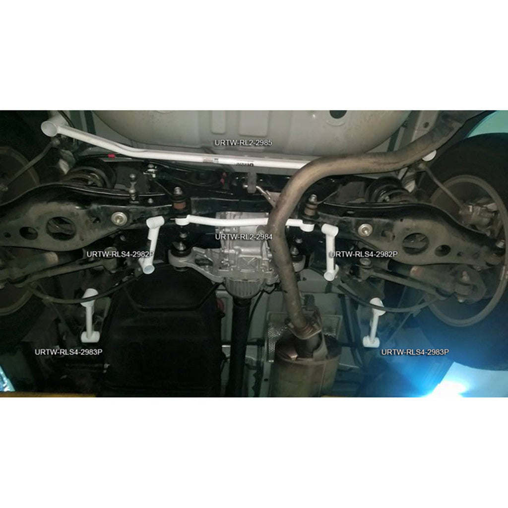Ultra Racing - 4pt Rear Lower Side Braces (PAIR) - RAV4 RAV4 (XA40) 2013-2018 - UR-RS4-2983P