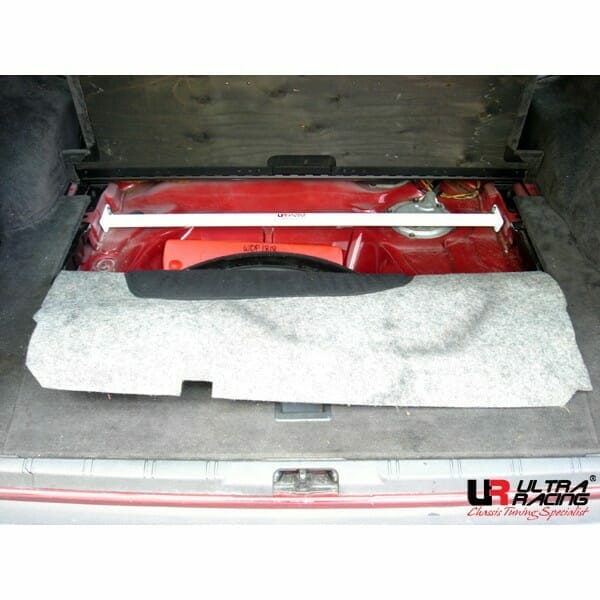 Ultra Racing - 2pt Rear Upper Strut Brace - 1992-1997 Volvo 850 - UR-RE2-355