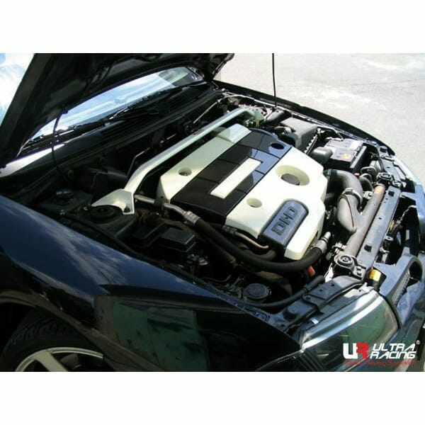 Ultra Racing - 2pt Front Strut Tower Brace - 2000-2004 Volvo V40 (first gen) - UR-TW2-061