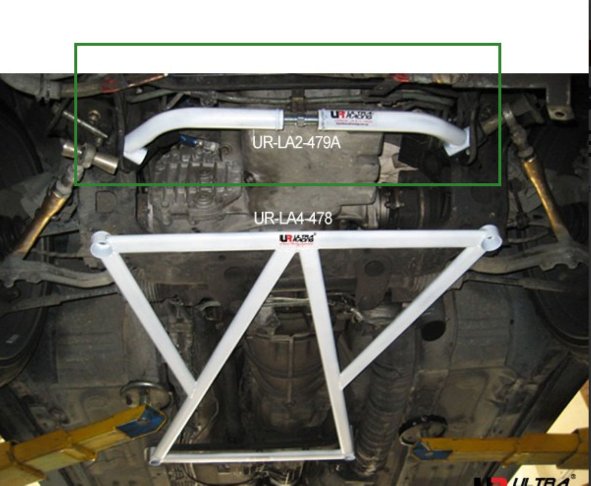 Ultra Racing - 2pt Front Lower Brace - NISSAN SKYLINE (R33) 1995-1998 - UR-LA2-479A