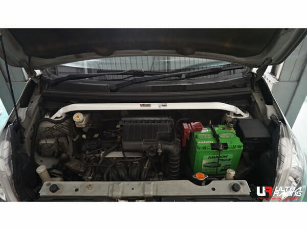 Ultra Racing - 2pt Front Strut Tower Brace - 2012-2021 Mitsubishi Mirage - UR-TW2-2024